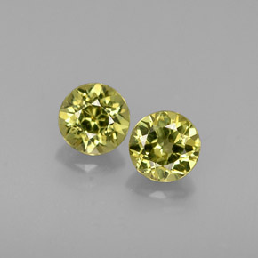  ct natürliche grüner Demantoid-Edelsteine, Rundschliff, VVS-VS