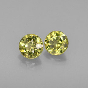  ct natürliche grüner Demantoid-Edelsteine, Rundschliff, VVS-VS