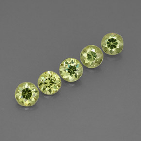  ct natürliche grüner Demantoid-Edelsteine, Rundschliff, VVS-VS