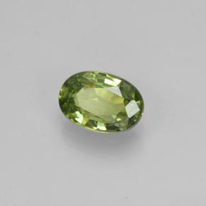 0,48 ctw natürlicher grüner Demantoid, Oval Schliff, VS