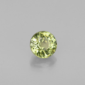 0,50 ctw natürlicher grüner Demantoid, Rundschliff, VS