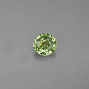 0,47 ctw natürlicher grüner Demantoid, Rundschliff, VS
