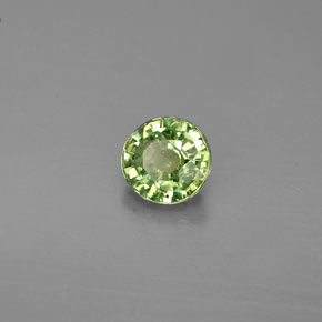 0,47 ctw natürlicher grüner Demantoid, Rundschliff, VS