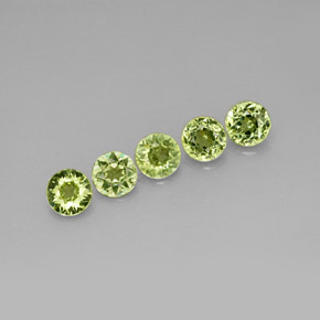  ct natürliche grüner Demantoid-Edelsteine, Rundschliff, VS