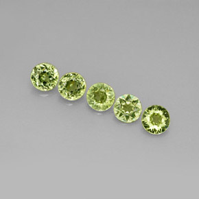  ct natürliche grüner Demantoid-Edelsteine, Rundschliff, VS