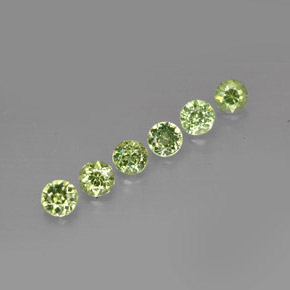  ct natürliche grüner Demantoid-Edelsteine, Rundschliff, VS