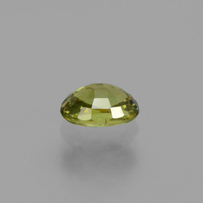0,64 ctw natürlicher grüner Demantoid, Oval Schliff, VVS-VS