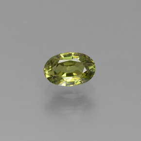 0,59 ctw natürlicher grüner Demantoid, Oval Schliff, VVS-VS