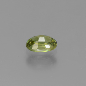 0,59 ctw natürlicher grüner Demantoid, Oval Schliff, VVS-VS