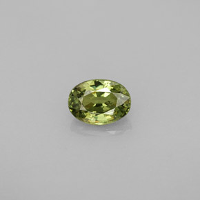 0,67 ctw natürlicher grüner Demantoid, Oval Schliff, VS