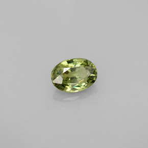 0,67 ctw natürlicher grüner Demantoid, Oval Schliff, VS