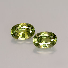  ct natürliche grüner Demantoid-Edelsteine, Oval Schliff, VS-SI