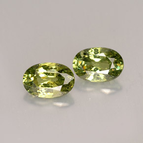  ct natürliche grüner Demantoid-Edelsteine, Oval Schliff, VS-SI