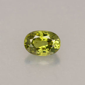 0,63 ctw natürlicher grüner Demantoid, Oval Schliff, VS