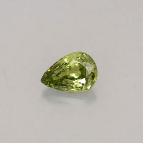 0,50 ctw natürlicher grüner Demantoid, Oval Schliff, VS