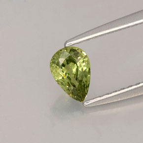 0,50 ctw natürlicher grüner Demantoid, Oval Schliff, VS