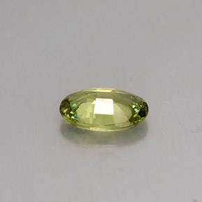 0,42 ctw natürlicher grüner Demantoid, Oval Schliff, VVS-VS