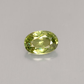 0,59 ctw natürlicher grüner Demantoid, Oval Schliff, VS