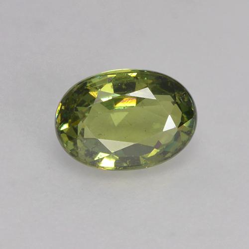 0,64 ctw natürlicher grüner Demantoid, Oval Schliff, VS
