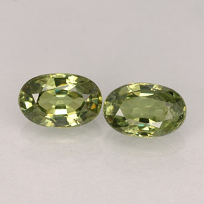  ct natürliche grüner Demantoid-Edelsteine, Oval Schliff, VS