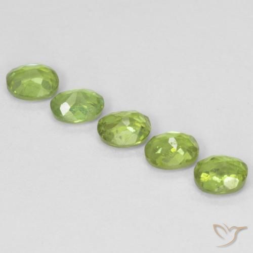 1.33 ct natürliche Lebendiges grün Demantoider Granat-Edelsteine, Oval, VS-SI