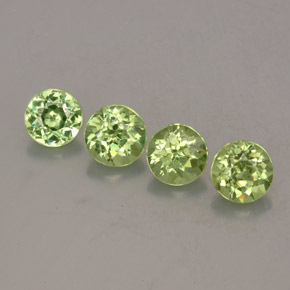  ct natürliche grüner Demantoid-Edelsteine, Rundschliff, VS-SI