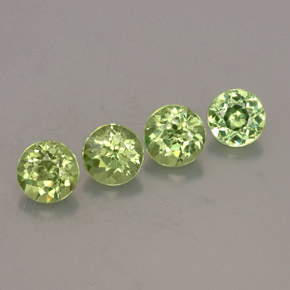 ct natürliche grüner Demantoid-Edelsteine, Rundschliff, VS-SI