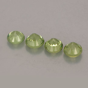  ct natürliche grüner Demantoid-Edelsteine, Rundschliff, VS-SI