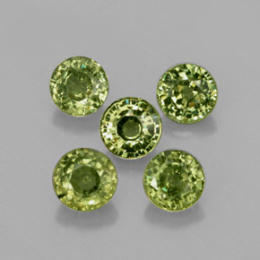  ct natürliche grüner Demantoid-Edelsteine, Rundschliff, VS