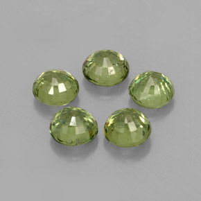  ct natürliche grüner Demantoid-Edelsteine, Rundschliff, VS