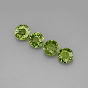  ct natürliche grüner Demantoid-Edelsteine, Rundschliff, VS