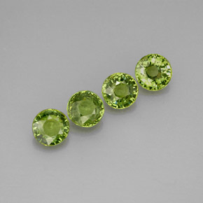  ct natürliche grüner Demantoid-Edelsteine, Rundschliff, VS