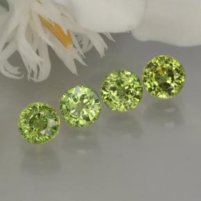 1,95 ct natürliche grüner Demantoid-Edelsteine, Rundschliff, VS