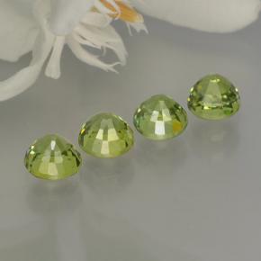 1,95 ct natürliche grüner Demantoid-Edelsteine, Rundschliff, VS