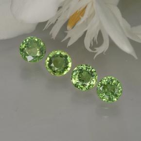 1,52 ct natürliche grüner Demantoid-Edelsteine, Rundschliff, VS