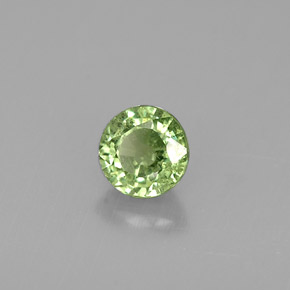0,60 ctw natürlicher grüner Demantoid, Rundschliff, VS