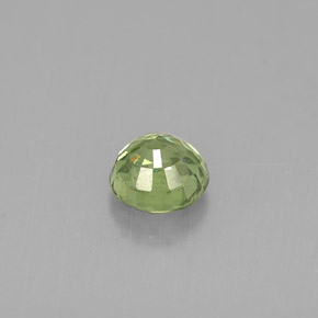 0,60 ctw natürlicher grüner Demantoid, Rundschliff, VS