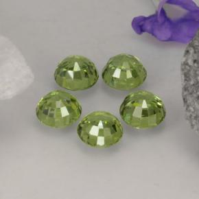 2,21 ct natürliche grüner Demantoid-Edelsteine, Rundschliff, VVS-VS