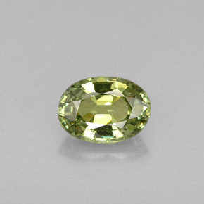 0,62 ctw natürlicher grüner Demantoid, Oval Schliff, VS