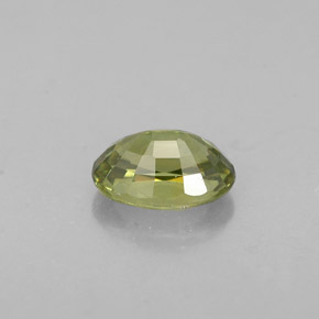 0,67 ctw natürlicher grüner Demantoid, Oval Schliff, VVS-VS