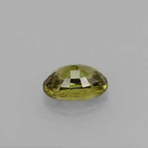 0,65 ctw natürlicher gelber Demantoid, Oval Schliff, VS-SI