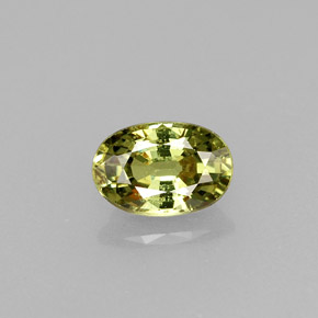 0,68 ctw natürlicher grüner Demantoid, Oval Schliff, VS
