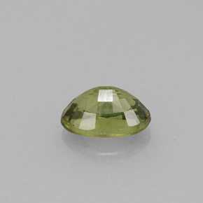 0,71 ctw natürlicher grüner Demantoid, Oval Schliff, VVS-VS