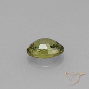 0,61 ctw natürlicher grüner Demantoid, Oval Schliff, VVS-VS