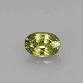 0,58 ctw natürlicher grüner Demantoid, Oval Schliff, VS