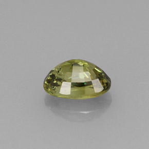 0,75 ctw natürlicher grüner Demantoid, Oval Schliff, VVS-VS