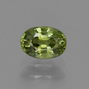 9,17 ctw natürlicher Mittelgrün Demantoid, Oval Schliff, VS-SI