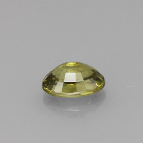 0,70 ctw natürlicher grüner Demantoid, Oval Schliff, VVS-VS