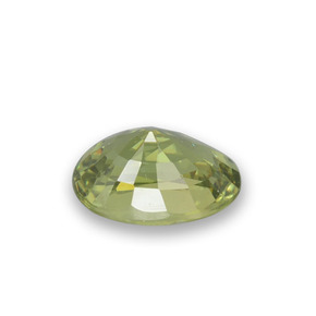 0,64 ctw natürlicher grüner Demantoid, Oval Schliff, VVS-VS