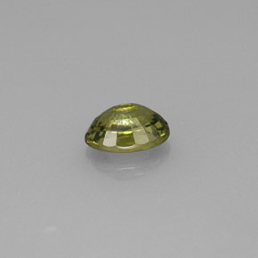 0,74 ctw natürlicher grüner Demantoid, Oval Schliff, VVS-VS